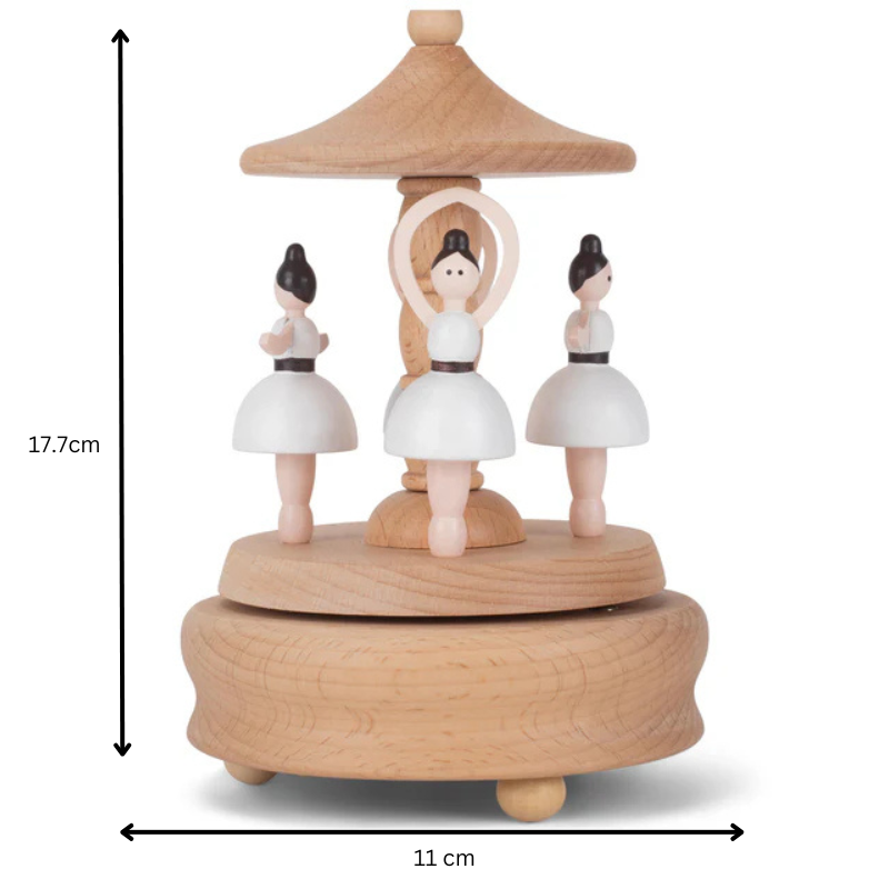 Wooden Ballerina Dreams Carousel